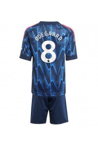 Fotbalové Dres Arsenal Martin Odegaard #8 Dětské Venkovní Oblečení 2025-26 Krátký Rukáv (+ trenýrky)